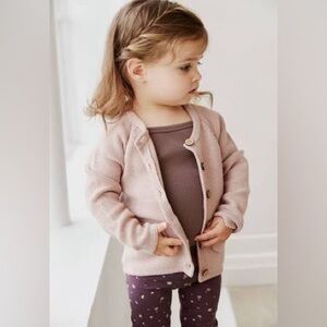 Jaime Kay lilac  Button-Up Cardigan 4T